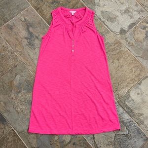 Lilly Pulitzer pink sleeveless dress, size M